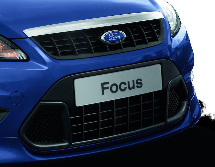 Ford Focus Front Grille lower grille insert in dark grey 01/2008  12/2010