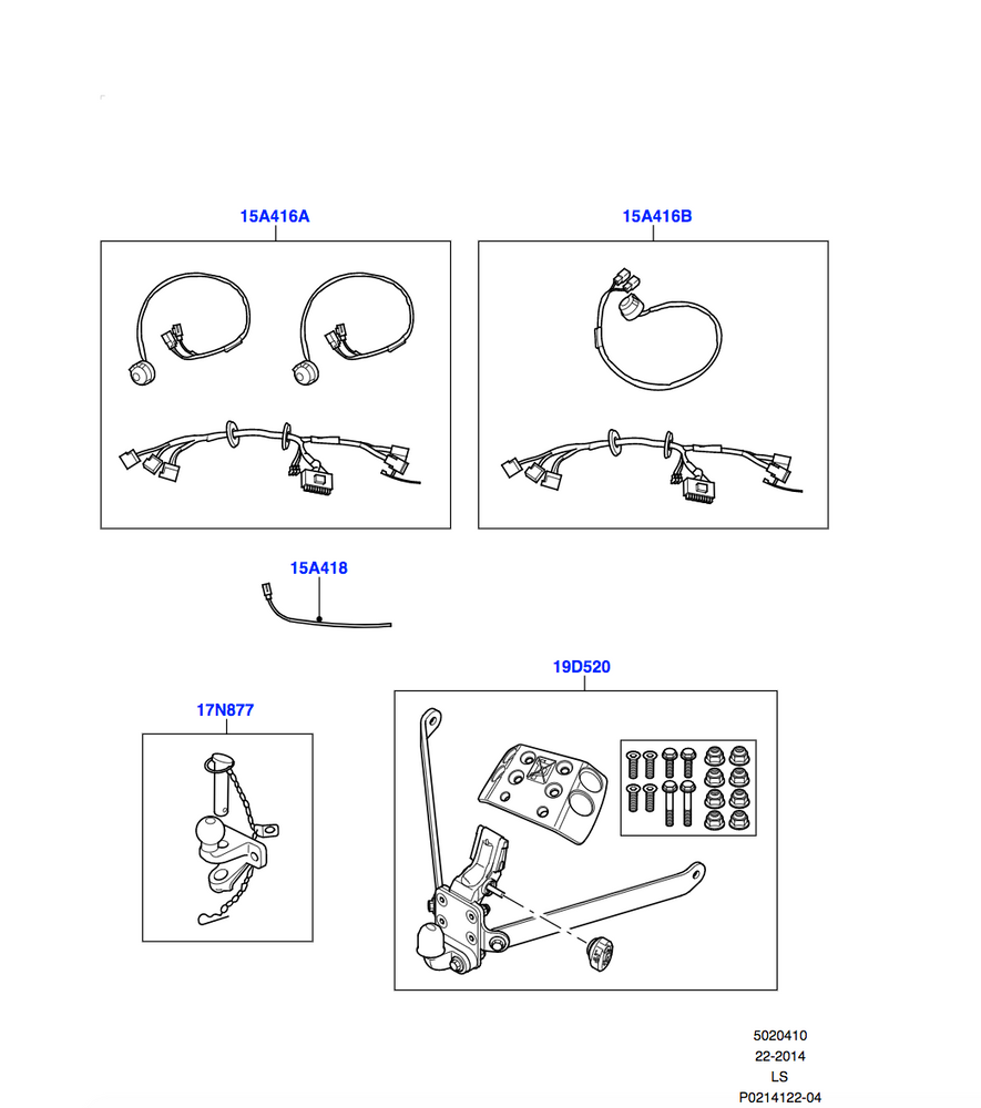 Land Rover Towing System - Heavy Duty Multi - Height Tow Bar