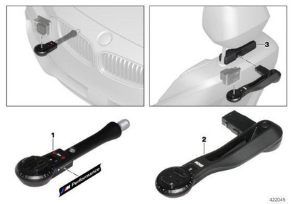 BMW Genuine T&C System GoPro Cam Camera Headrest Holder Mount