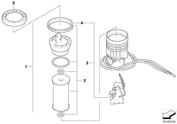 MINI Genuine In Tank Fuel Pump Rubber Seal Gasket