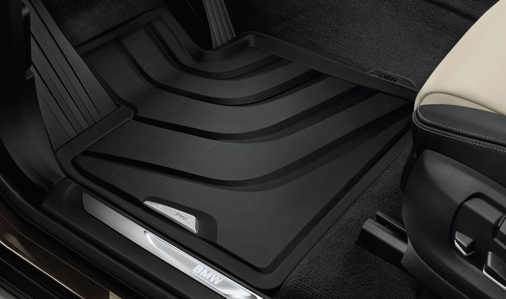 BMW Genuine All-Weather Rubber Front Floor Mats Anthracite