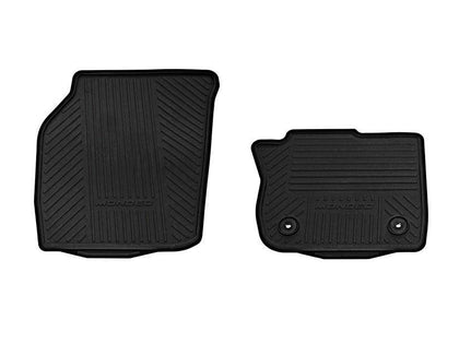 Ford Rubber Floor Mats front, black. From 01/2018 onwards.