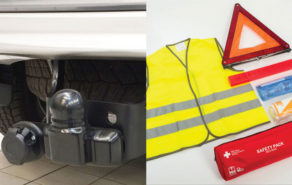 Mitsubishi Towbar, 7-Pin Wiring And Safety Kit