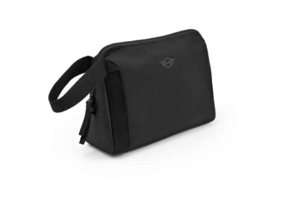 MINI Genuine Two-Tone Pouch Zippered Coins Card Holder