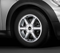 MINI Genuine 15" Inch Light Alloy Wheel Rotator Spoke R101 Silver