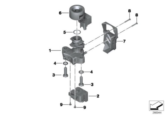 Genuine BMW Motorrad Ignition Switch K25 K26 K27 K21 K40 K43 K44 K71 61318543110
