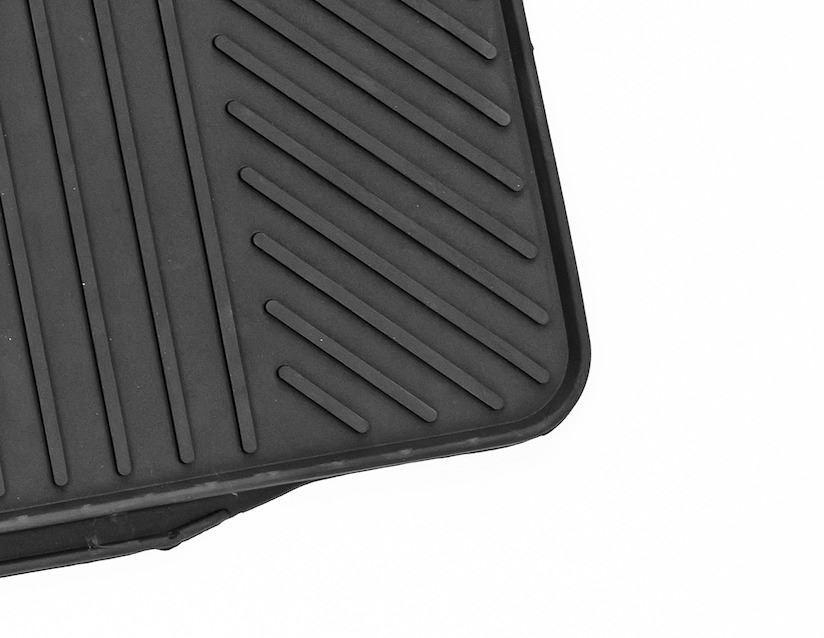 Ford Ka Rubber Floor Mats rear, black 09/2008  05/2016