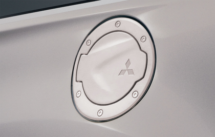Mitsubishi Fuel Filler Cover, Alloy