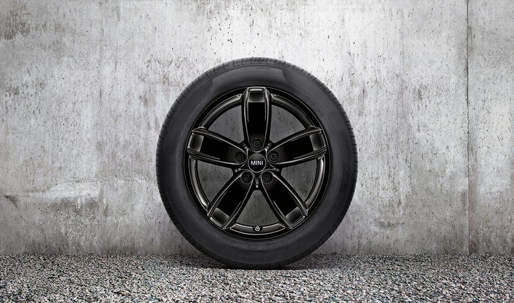 MINI 17" Light Alloy Winter Wheel Channel Spoke Jet Black