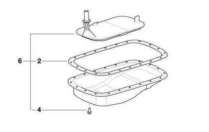 BMW Genuine Set Oil Filter