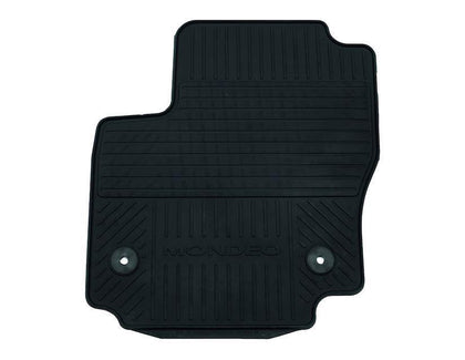 Ford Mondeo Rubber Floor Mats front, black 09/2010  08/2014