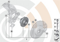 MINI Genuine Front Wheel Bearing Service Kit For R50 R52 R53