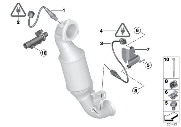 MINI Genuine Lambda Monitor Oxygen Sensor O2 Probe 475mm Length