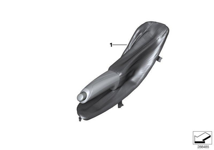 BMW Genuine M Parking Brake Handle With Alcantara Boot Gaiter