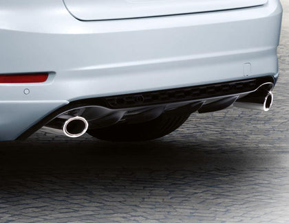 Ford Mondeo Rear Lower Bumper Diffuser gloss black 09/2010  08/2014