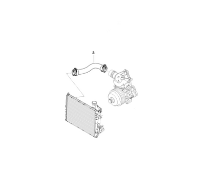 BMW Genuine Cooling System Water Hose/Pipe