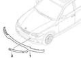 BMW Genuine Front Left Bumper Panel Protector Trim