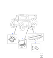 Land Rover Rear Step Bumper - 90