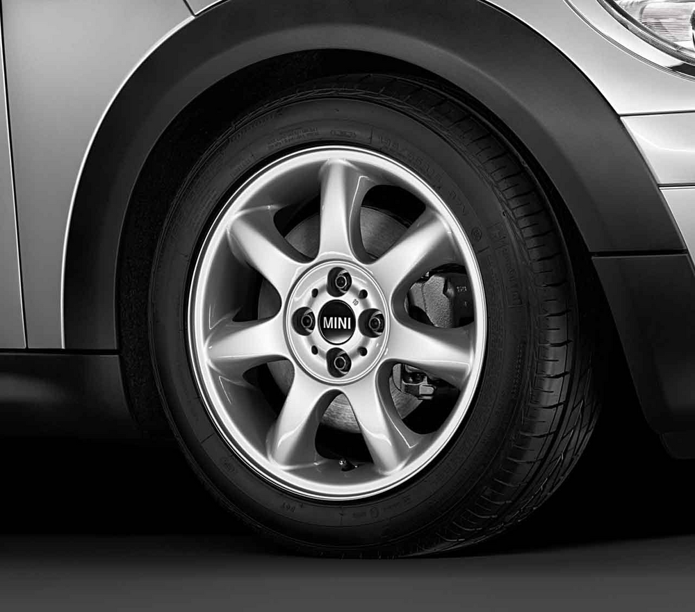 MINI Genuine 16" Inch Light Alloy Wheel Bridge Spoke R94 Silver