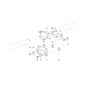 BMW Genuine Exhaust System Suspension Bracket
