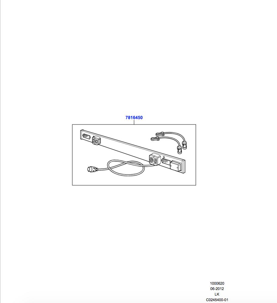 Land Rover Lighting Board