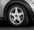 MINI Genuine 16" Light Alloy Wheel 5-Star Blaster Silver