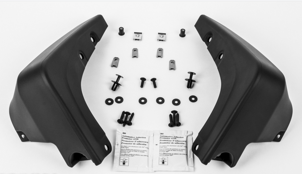 Suzuki Moulded front mudflap set (black)