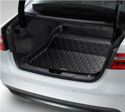 Jaguar Loadspace Rubber Liner with Space Saver Spare Wheel, Pre 20MY