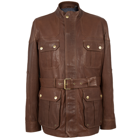 Land Rover Men s Heritage Leather Jacket Land Rover Lifestyle Merchandise Park s Store