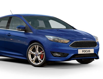Ford Focus Front Bumper Skirt with high gloss black aerofoil and integrated lower grille 09/2014  03/2018