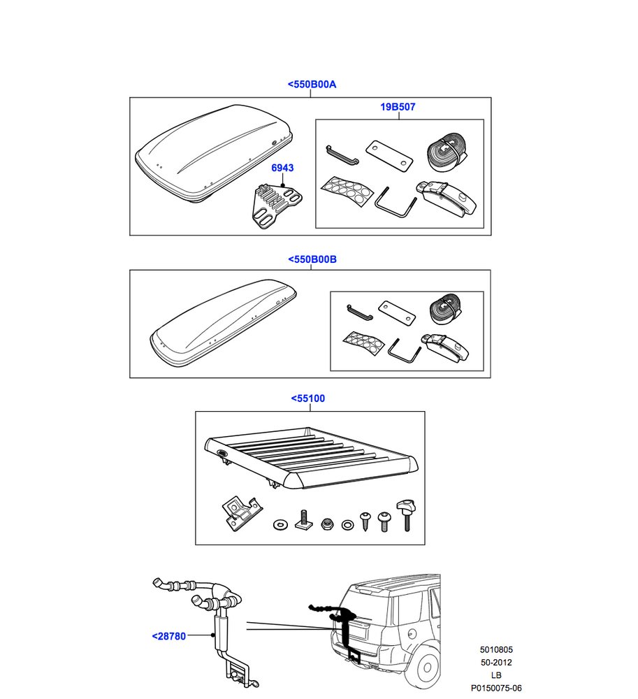 Land Rover Luggage Roof Box