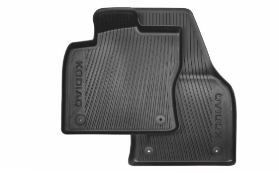 SKODA All-weather interior mats - front, KODIAQ