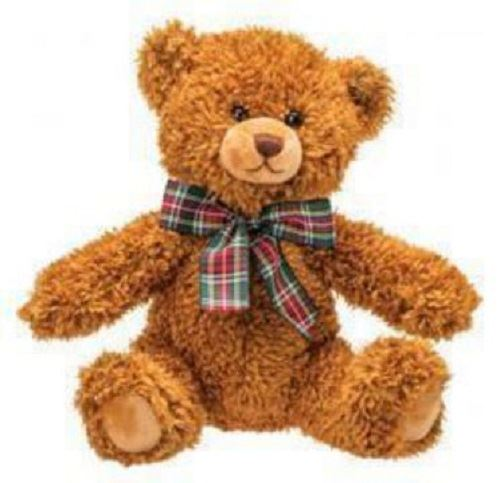 Genuine OEM Toyota 10" Brown with Tartan Bow Emma Bear Kids Teddy Bear