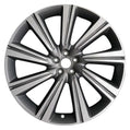 Jaguar Alloy Wheel 22" Turbine, 9 spoke, with Polished finish