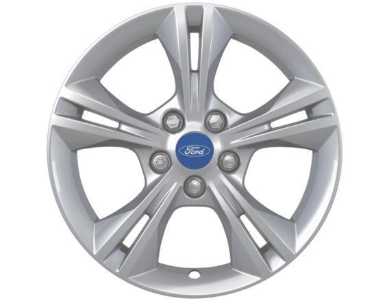 Ford Alloy Wheel 16" 5 x 2-spoke design, silver
