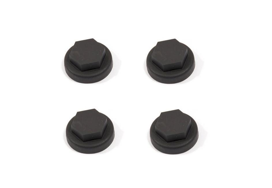 BMW Genuine Cover Cap For 17mm Wheel Bolt Lock Set Black
