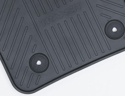 Ford Rubber Floor Mats front, black