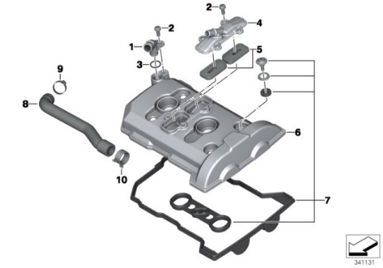 Genuine BMW Gasket Seal Kit Set For Cylinder Head Cover F 700 GS 11128520621