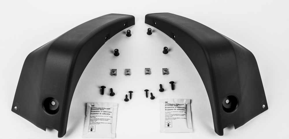 Suzuki Moulded rear mudflap set (black)