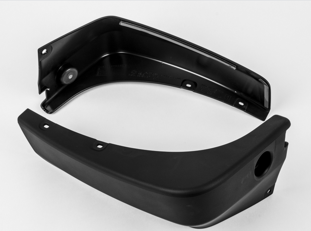 Suzuki Moulded rear mudflap set (black)