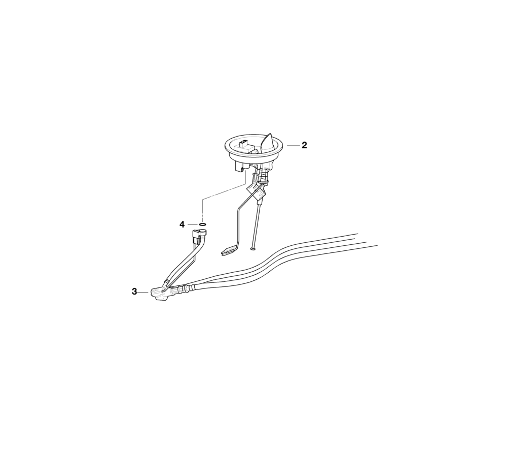 BMW Genuine Fuel Level Sensor Left