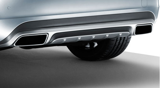 Volvo End pipes, double integrated