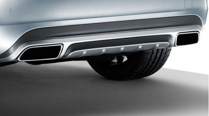 Volvo End pipes, double integrated