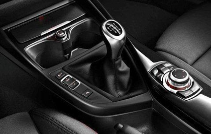BMW Genuine Sport Gear Knob+Boot Gaiter Leather Black/Chrome