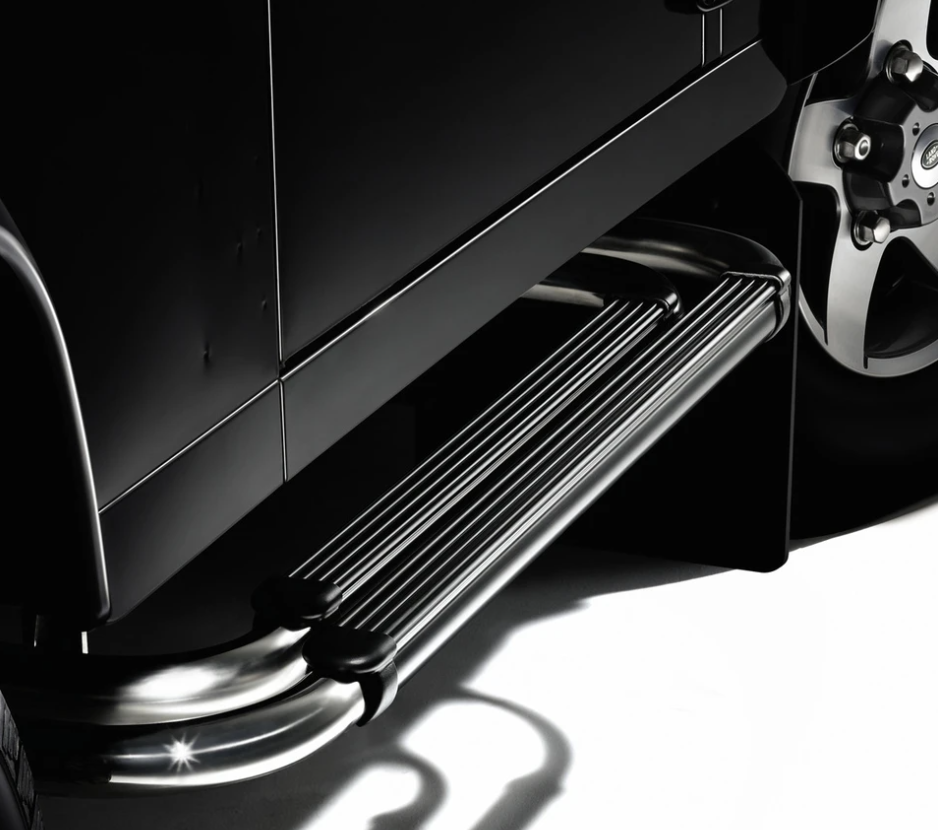 Land Rover Side Protection Runners - Black, Twin Tube, 90