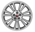 Jaguar Alloy Wheel 19" Style 7013, 7 split spoke, Silver