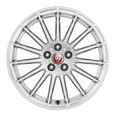 Jaguar Alloy Wheel 18" Style 1022, 15 spoke, Sparkle Silver