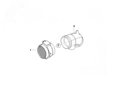 BMW Genuine Mass Air Sensor Boot/Tube Part