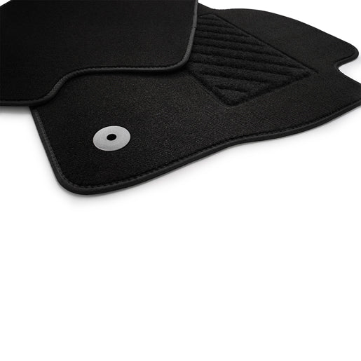 VW Plus' textile floor mats, front and rear, black - Polo