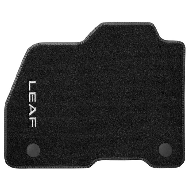 Nissan Leaf ZE1 - Velvet Floor Mats With Black Stitching